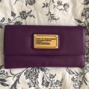 Marc by Marc Jacobs Purple Leather Wallet